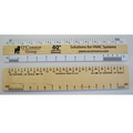 Double Bevel Architectural Ruler / AJ Scale Group (6")